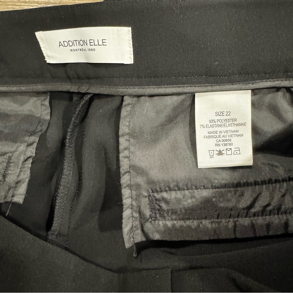 Addition Elle Font Pleat Wide Leg Pants - Picture 8 of 9